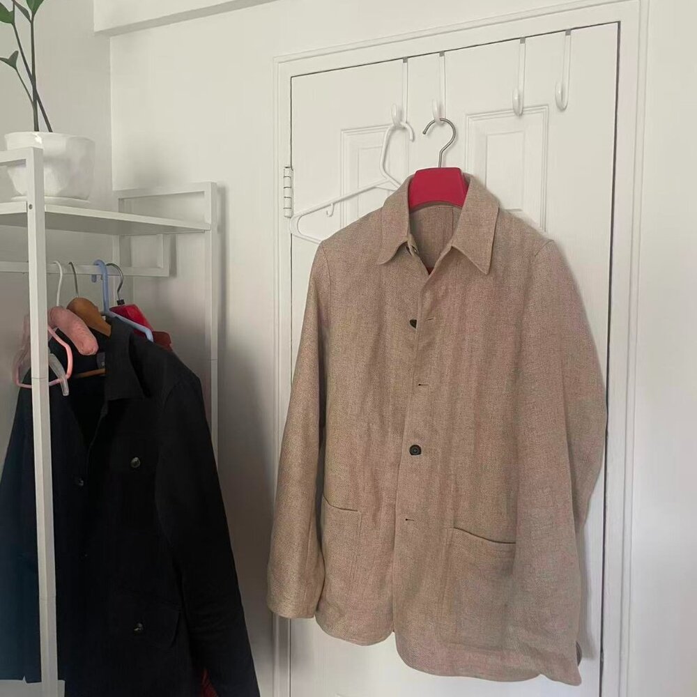 Private White V.C. The Linen Shacket - Size 4